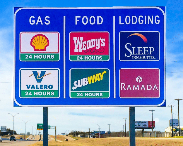 Food, Gas, Lodging