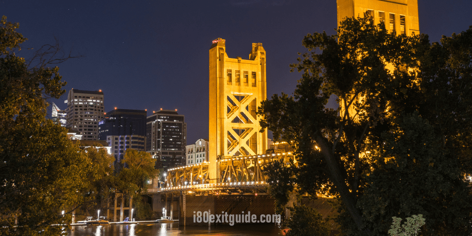 Sacramento, California 4 Tower Bridge - Sacramento, California | I-80 Exit Guide