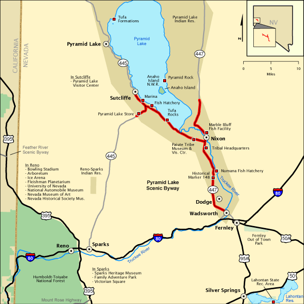 Pyramid Lake Scenic Byway