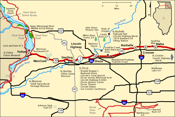 Lincoln Highway 1 Lincoln Highway West | I-80 Exit Guide
