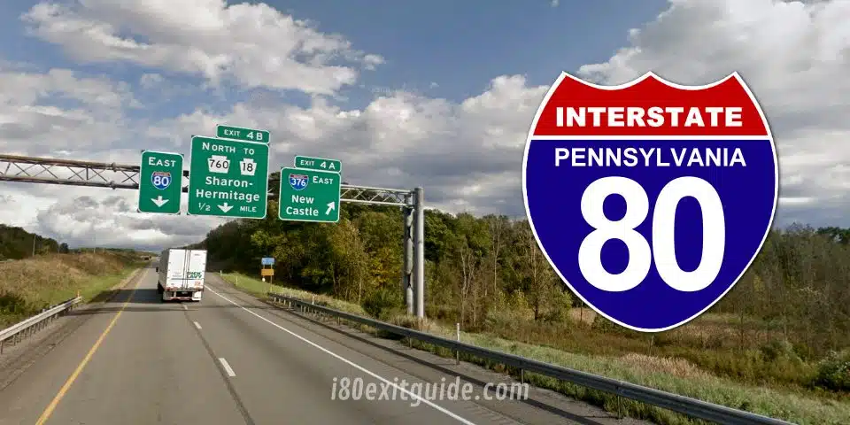 I-80 Traffic | I-80 Construction | West Middlesex, Pennsylvania | I-80 Exit Guide