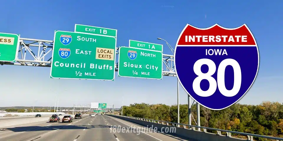 Iowa I-80 Traffic | Iowa I-80 Construction | Council Bluffs | I-80 Exit Guide