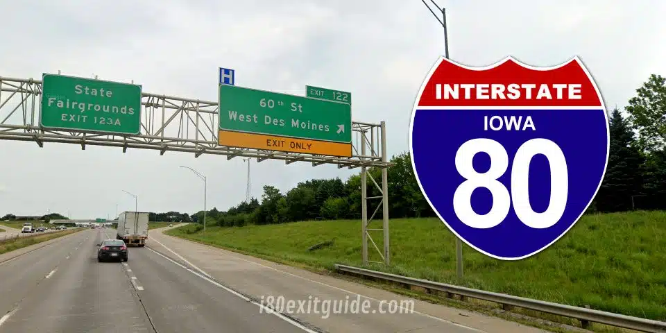Iowa I-80 Traffic | Iowa I-80 Construction | Des Moines | I-80 Exit Guide