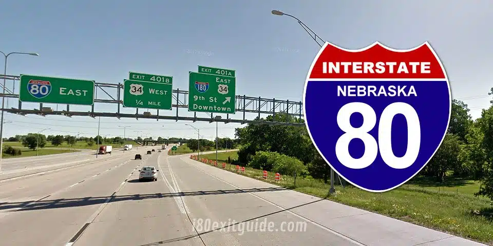 Lincoln, Nebraska | Nebraska I-80 Traffic | Nebraska I-80 Construction | I-80 Exit Guide