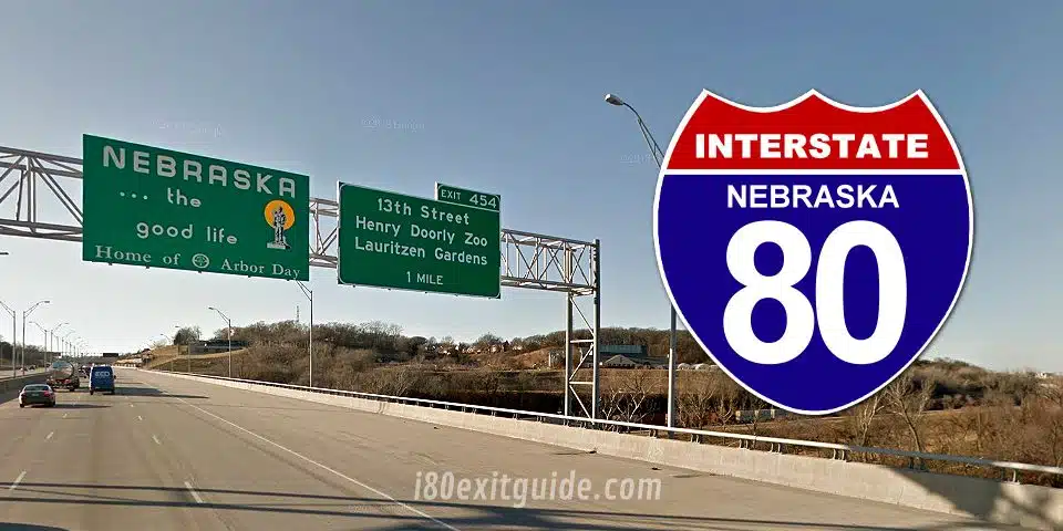 Welcome to Nebraska | East Omaha | Nebraska I-80 Traffic | Nebraska I-80 Construction | I-80 Exit Guide