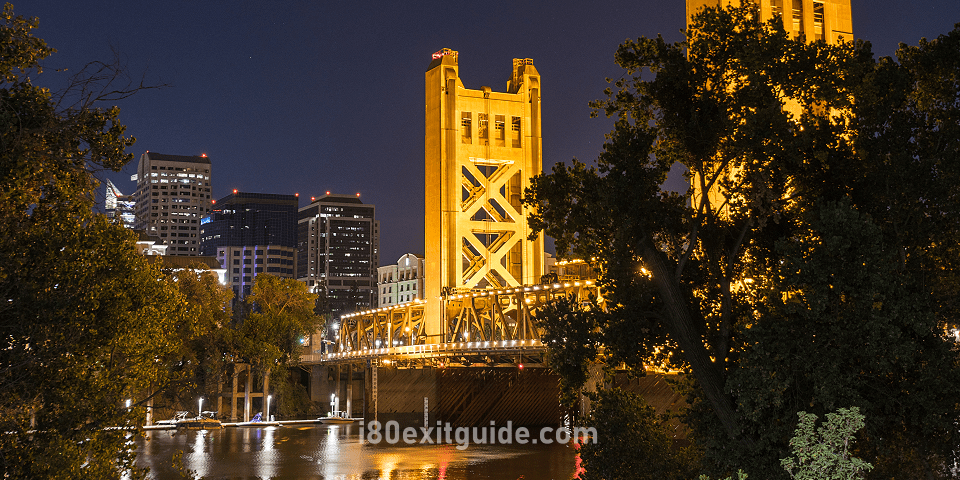 Tower Bridge | Sacramento Skyline | I-80 Exit Guide