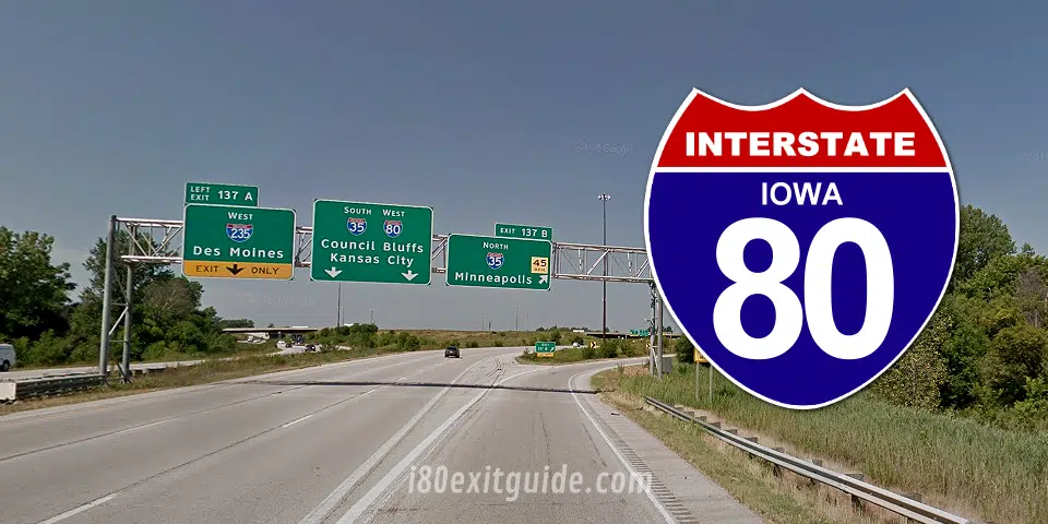 Des Moines I-80 Traffic | Des Moines I-80 Construction | I-80 Exit Guide
