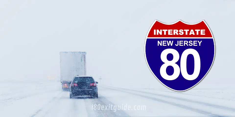 New Jersey Winter Driving | I-80 Exit Guide