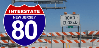 New Jersey I-80 Closed | I-80 Exit Guide