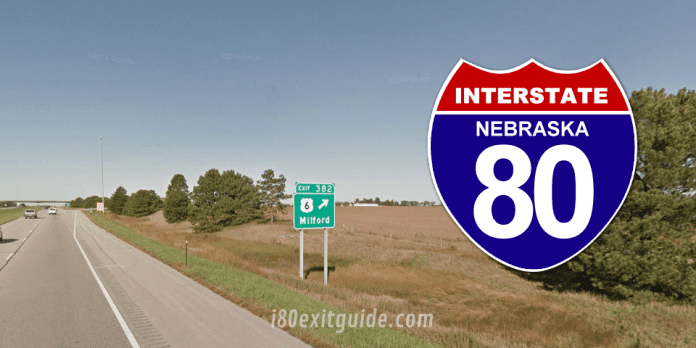 Milford, Nebraska I-80 Traffic | I-80 Construction | I-80 Exit Guide