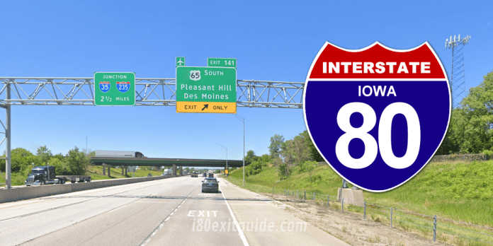 Des Moines, Iowa I-80 Traffic | I-80 Construction | I-80 Exit Guide