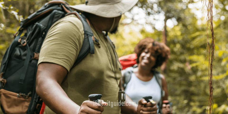 Matthiessen State Park - Oglesby, IL 2 Couple hiking | I-80 Exit Guide