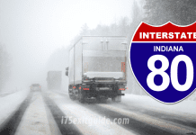 Indiana Governor Waives Motor Carrier Regulations During Severe Winter Storm Indiana I-80 Truck Regulations | I-80 Exit Guide