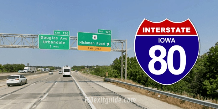 960x480-i-80-des-moines-iowa-exit-125 Iowa I-80 Traffic | I-80 Construction | I-80 Exit Guide
