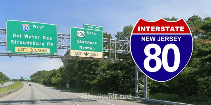 New Jersey I-80 Traffic | I-80 Construction | I-80 Exit Guide