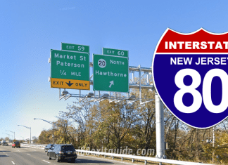 I-80 Ramps to/from Route 20 to be Closed, Detoured Friday in Paterson New Jersey I-80 Traffic | I-80 Construction | I-80 Exit Guide